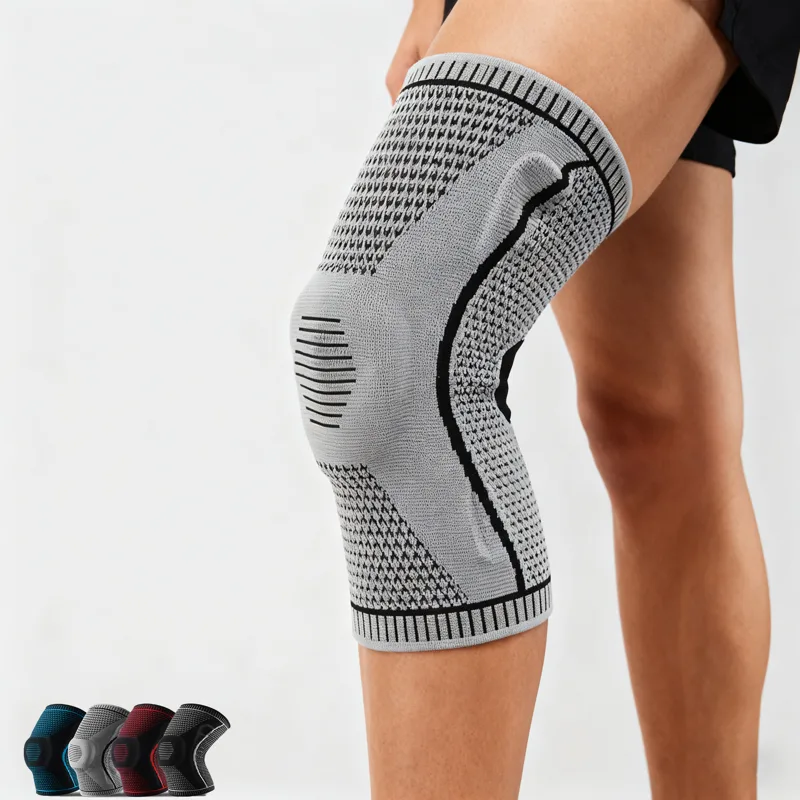 Compression Sleeve Calf - 二重圧縮膝スリーブサポート 膝痛 スポーツ ランニング ジム 関節痛緩和