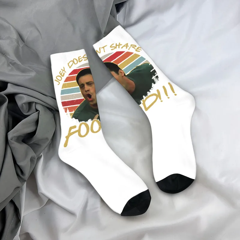 No Show Sock Women - カスタムフレンズテレビ番組男性女性クルーソックスユニセックス面白い3Dプリント面白いジョイーミームドレスソックス
