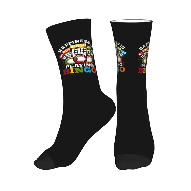 Dress Sock Men - ホットゲームビンゴドレスソックスメンズレディース暖かいファッションクルーソックス