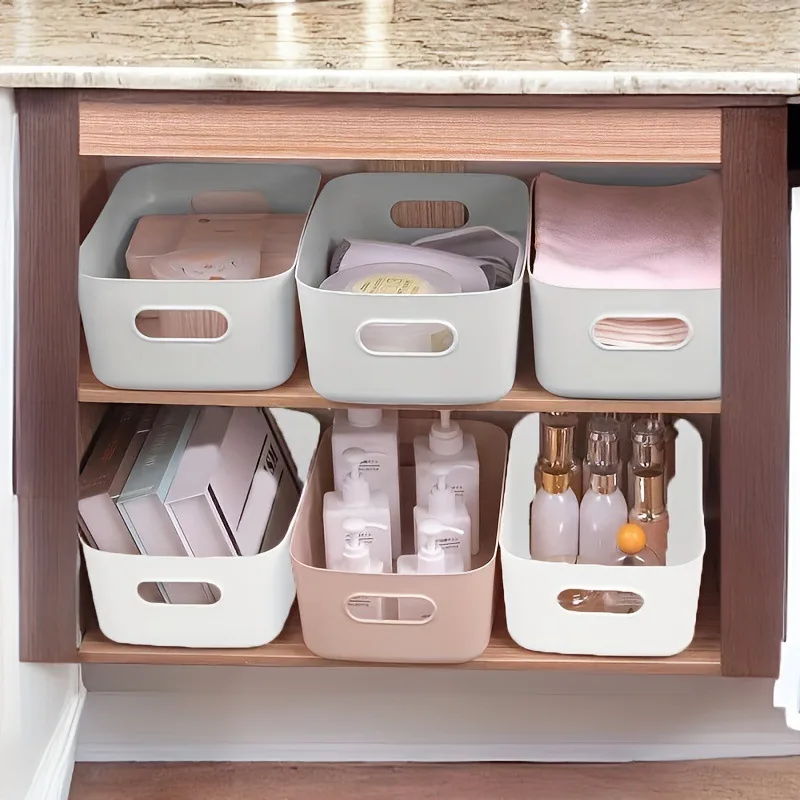 Sock Organizer Tray - 引き出し用の長いプラスチック製オーガナイザーボックス – キッチン、デスク、化粧品、雑貨、靴下などに最適