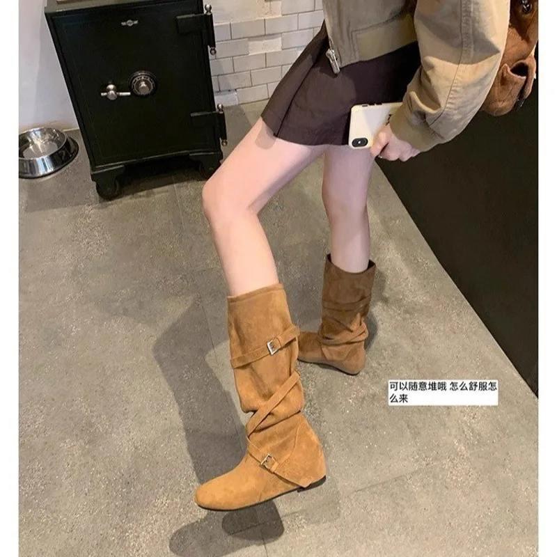 Knee High Sock Women - 騎士ブーツ レディース 2026 新作 イギリス風 おしゃれ