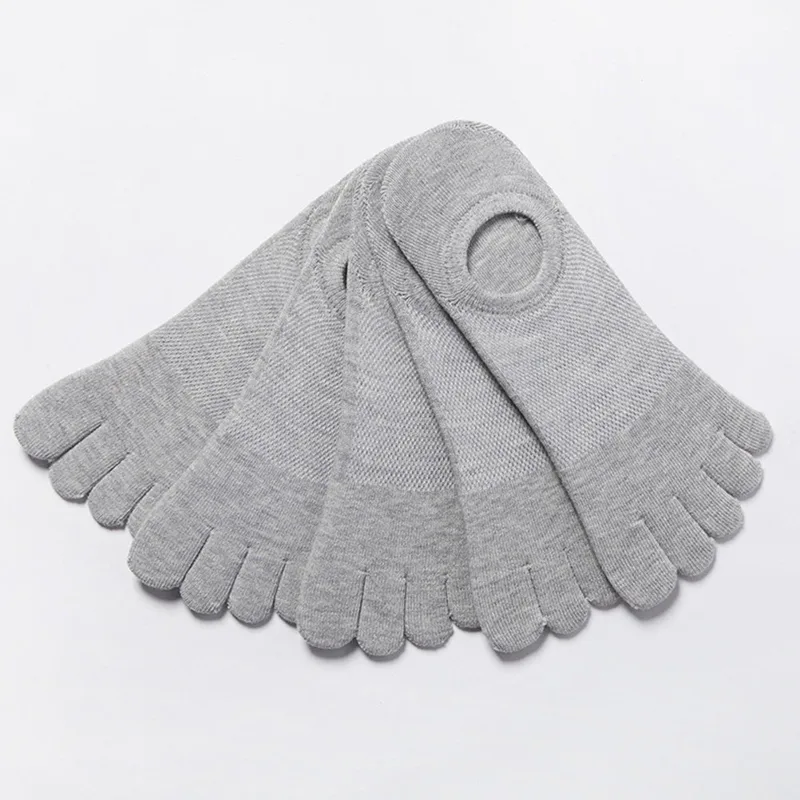 Invisibility Sock Loafer - 5足組 メンズ ローカット 通気性 ボートソックス コットン