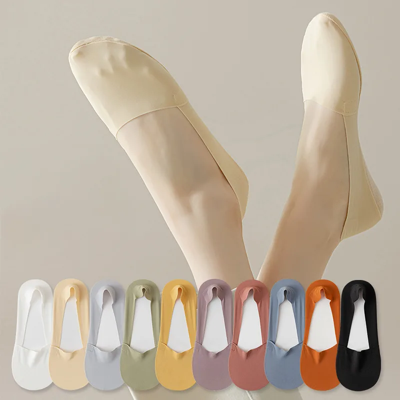 Invisibility Sock Loafer - ノーショーソックス レディース ナイロン 滑り止め ローカット インビジブルライナー