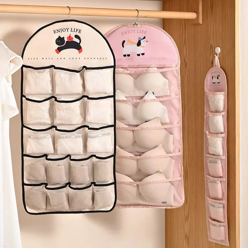 Sock Organizer Tray - 収納メッシュバッグ下着靴下収納、ネットポケットポータブル多層収納バッグランジェリー収納吊り下げバッグ