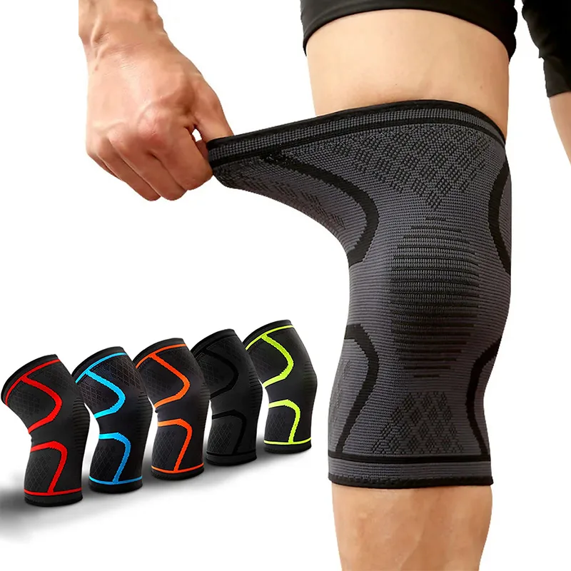 Compression Sleeve Calf - 1pc 膝パッド圧縮膝パッド膝ブレース関節炎用関節サポートスポーツ安全バレーボールジムスポーツブレースプロテクター
