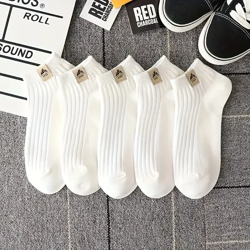No Show Sock Women - 5/10 ペアのメンズアウトドアスポーツフィットネスカジュアルソックス、快適で柔らかい足首用女性用目に見えない汗吸収ソックス