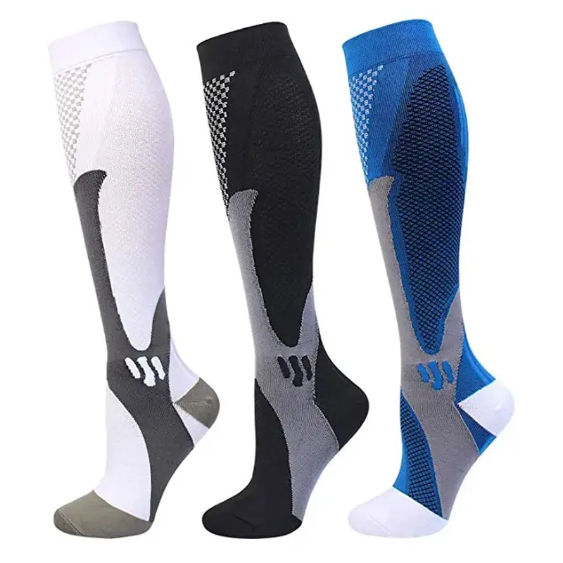 Compression Sock Medical - スポーツ用コンプレッションソックス,ランニングソックス,静脈瘤,サッカー,バスケットボール,ハイキング,糖尿病,浮腫,妊娠,20-30mmhg