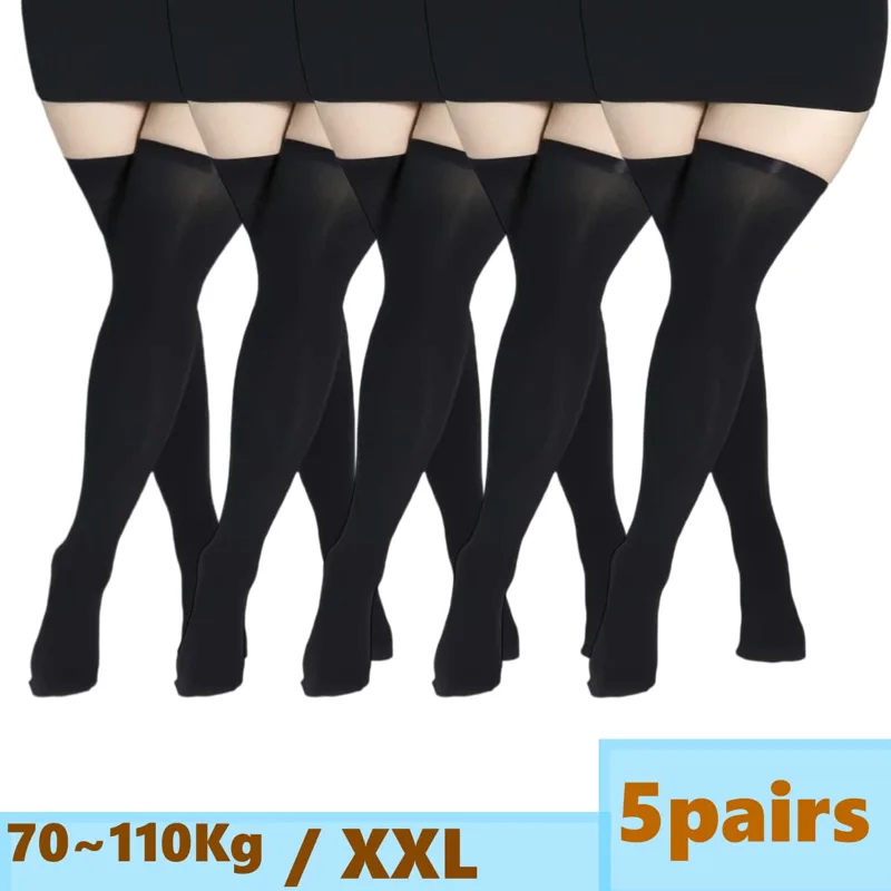 Thigh High Sock Stay Up - 女性用プラスサイズレース太もも丈ストッキング、セクシーで伸縮性のあるシアーホース、シリコン弾性2026レーストップステイアップソックス