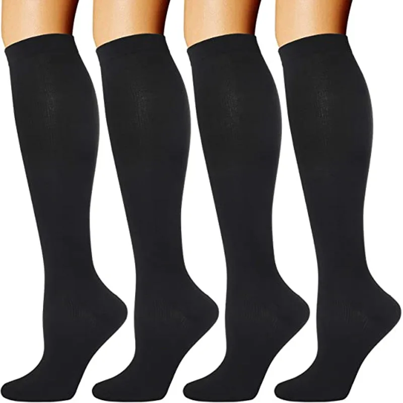 Compression Sock Medical - S-XXL 圧縮靴下男性女性フライト旅行弾性チューブナース浮腫妊娠中の静脈瘤ハイキングランニングマラソン靴下