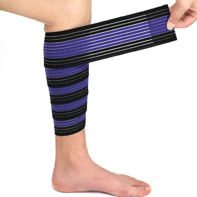 Compression Sleeve Calf - レギンス スポーツジム コンプレッション 痛み緩和 太ももスリーブ ふくらはぎ用弾性包帯