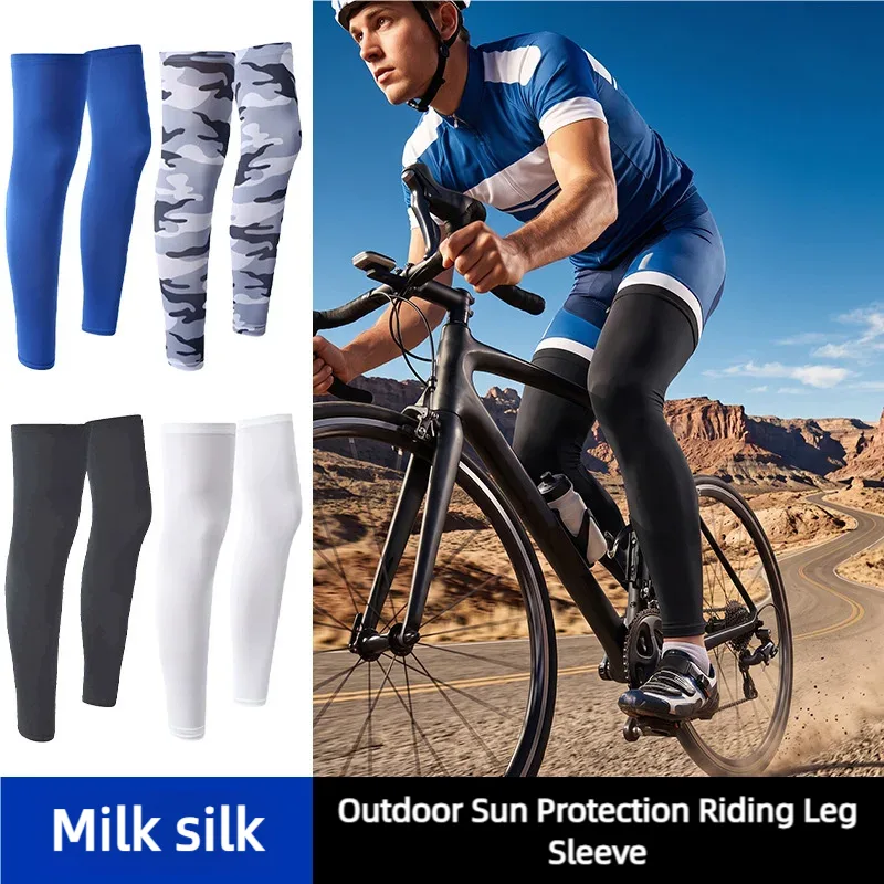Compression Sleeve Calf - サイクリングレッグスリーブ UV保護コンプレッションスリーブ 男女兼用 滑り止め通気性カーフスリーブ バイクランニングアウトドアスポーツMTB用