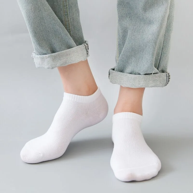 10足組 ブラック＆ホワイト ノーショーソックス ローカット - Ankle Sock Low Cut のレビューと価格