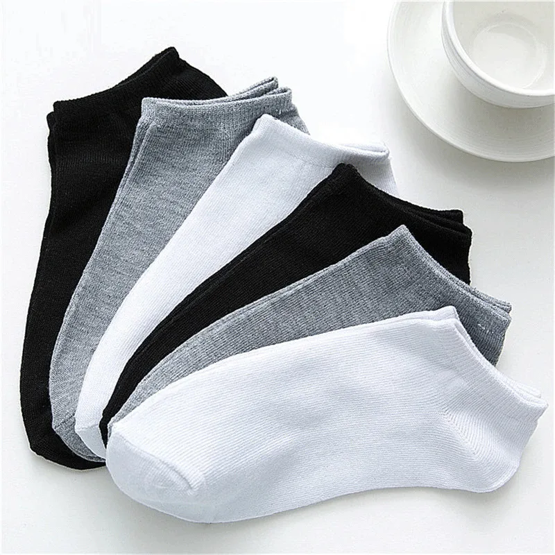 10足組 ブラック＆ホワイト ノーショーソックス ローカット - Ankle Sock Low Cut のレビューと価格