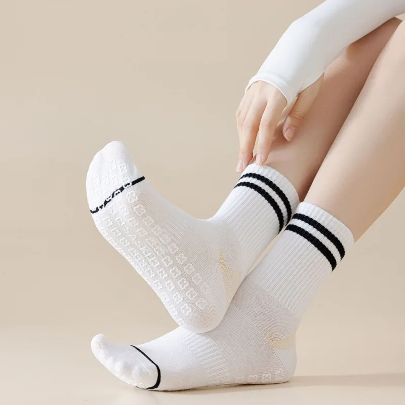 2 ペアノンスリップグリップソックススリッパ屋内夏シリコーン - Grip Sock Yoga のレビューと価格