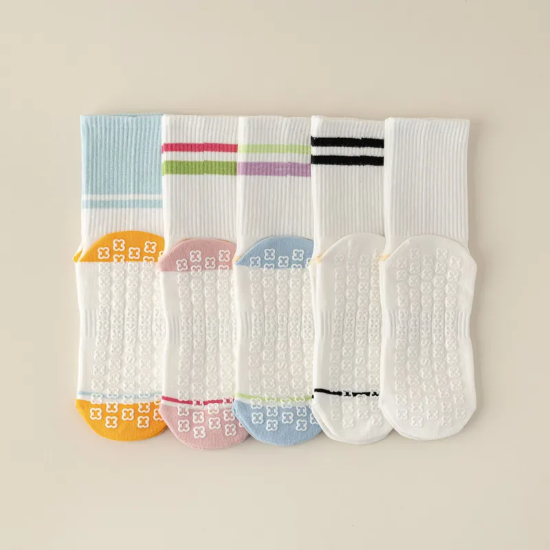 2 ペアノンスリップグリップソックススリッパ屋内夏シリコーン - Grip Sock Yoga のレビューと価格