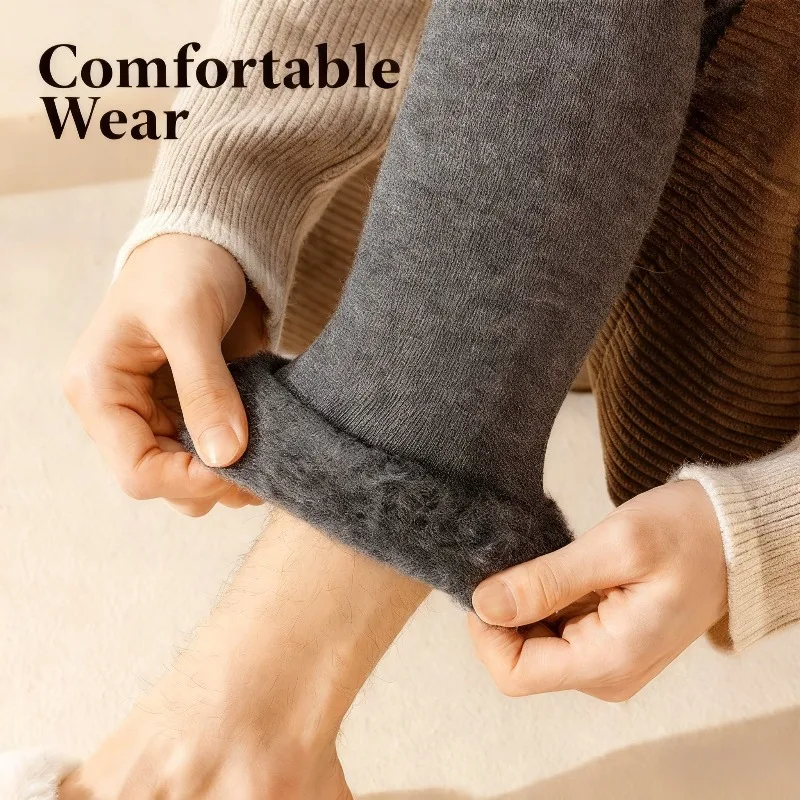超暖かいメンズカシミヤレッグウォーマー、極寒用サーマルニーハ - Thermal Sock Winter のレビューと価格