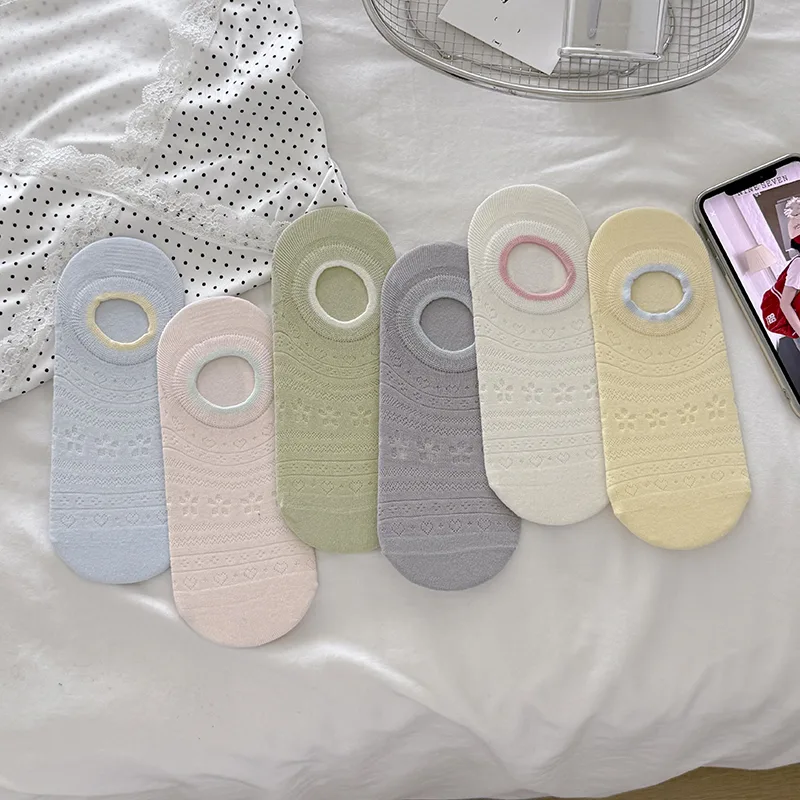 6足組 レディース インビジブルソックス レース オープンワ - Invisibility Sock Loafer のレビューと価格