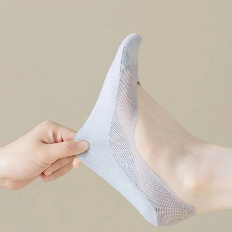 3足組、女性用インビジブルノーショーソックス、シリコン滑り止 - Invisibility Sock Loafer のレビューと価格