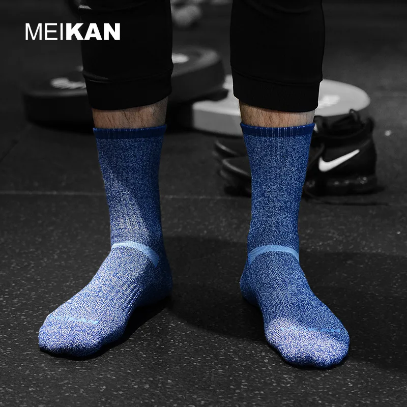 Meikan-Coolmaxメリノウールソックス男性用、厚手 - Wool Hiking Sock のレビューと価格