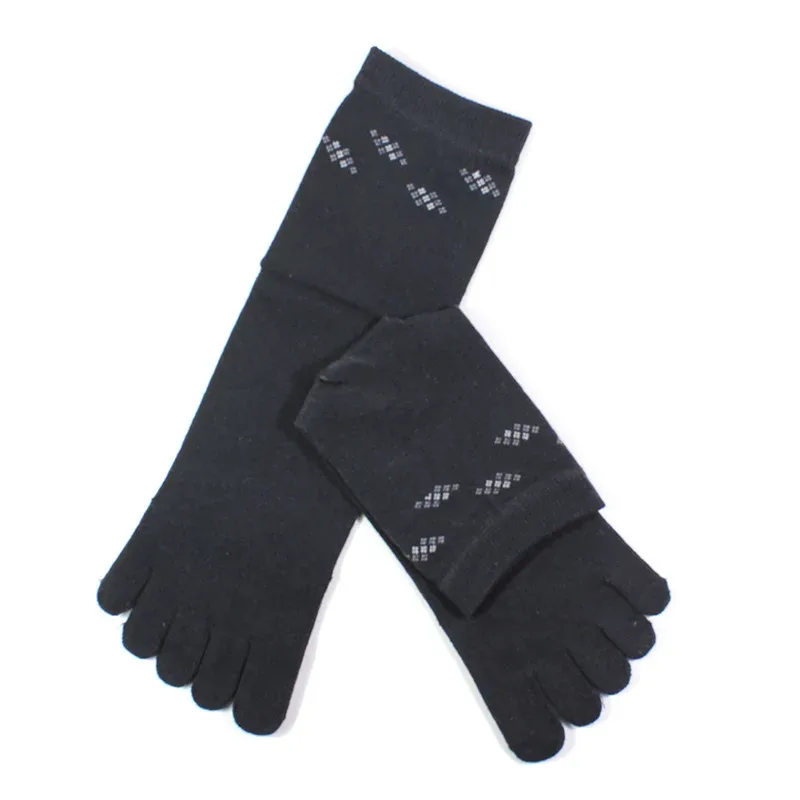 男性秋と冬の新しい綿 5 本指靴下カジュアル男性靴下パック - Cotton Crew Sock Pack のレビューと価格