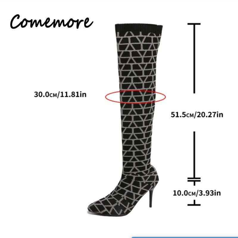 Comemore レディース 2026 春秋新作 ニットニー - Knee High Sock Women のレビューと価格
