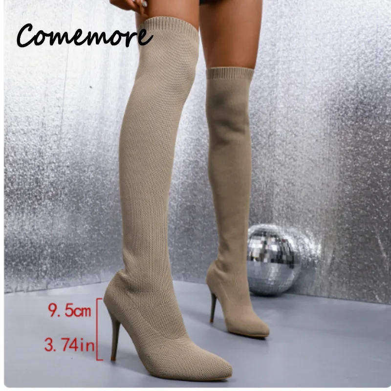 Comemore レディース 2026 春秋新作 ニットニー - Knee High Sock Women のレビューと価格