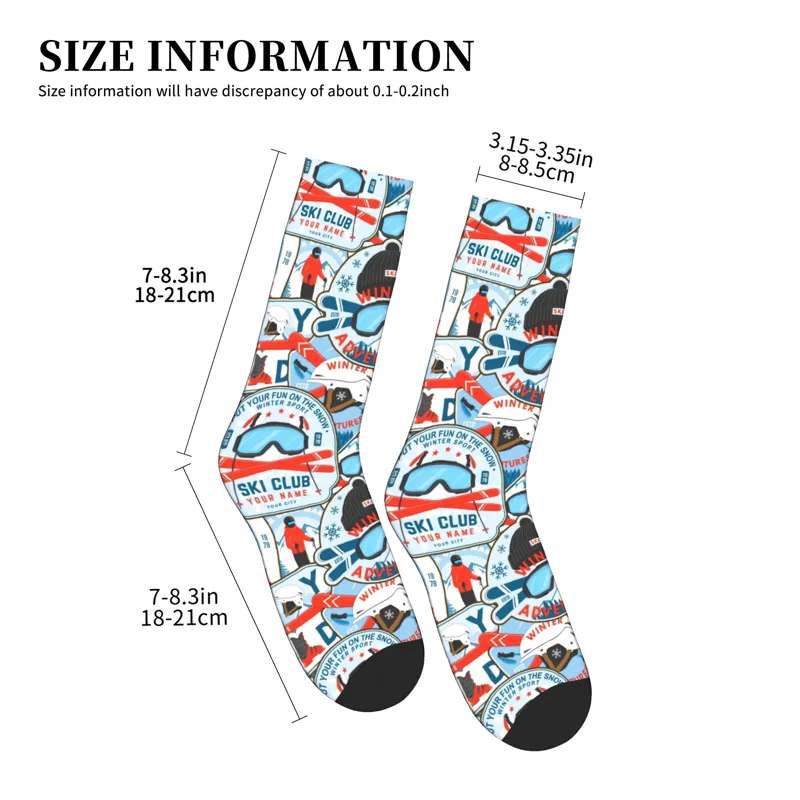 ヴィンテージレッドブルースキークラブシームレスプリントドレス - Dress Sock Men のレビューと価格