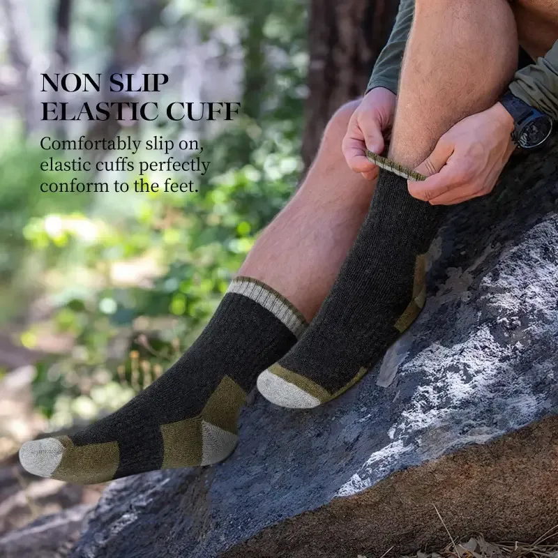 冬メリノウール靴下肥厚暖かい吸湿発散性ハイキング靴下男性女性 - Thermal Sock Winter のレビューと価格