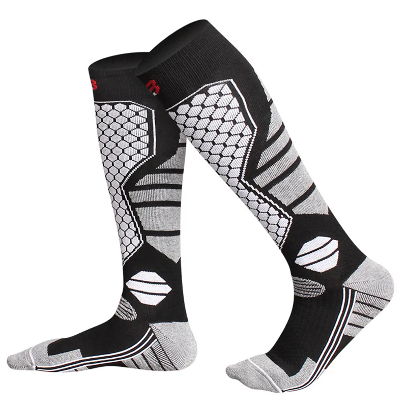 ユニセックススノーボードソックス男性女性ニーハイ冬用保温ソッ - Thermal Sock Winter のレビューと価格