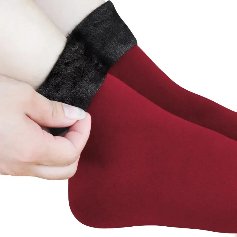 1/2/3 ペア男性女性冬厚み暖かいショートソックス熱カシミ - Thermal Sock Winter のレビューと価格
