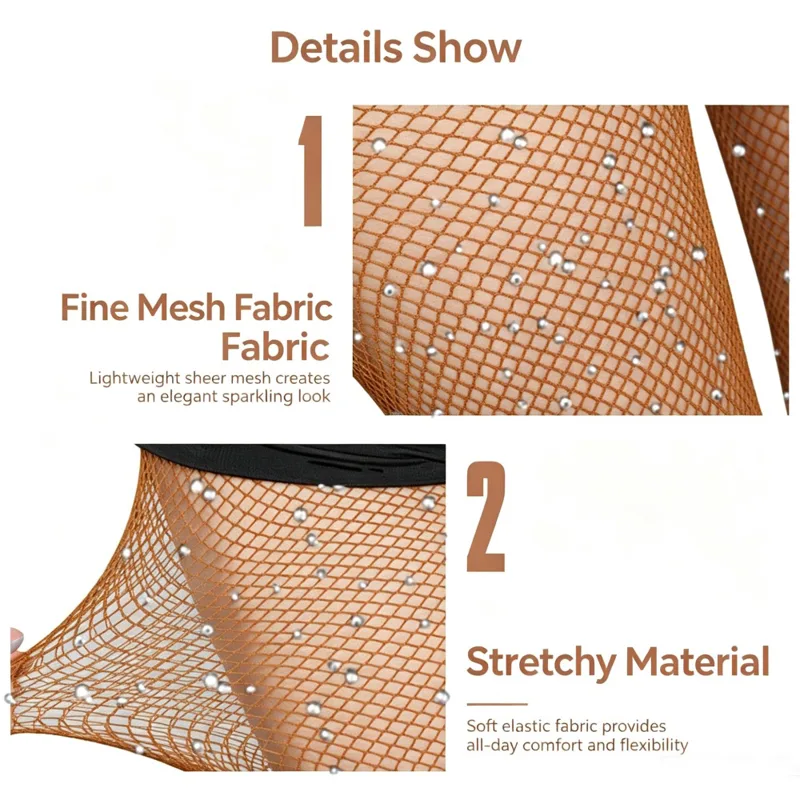 高弾性ハードネットフィッシュネットダンスタイツ女性用耐久性の - Fishnet Stocking Women のレビューと価格
