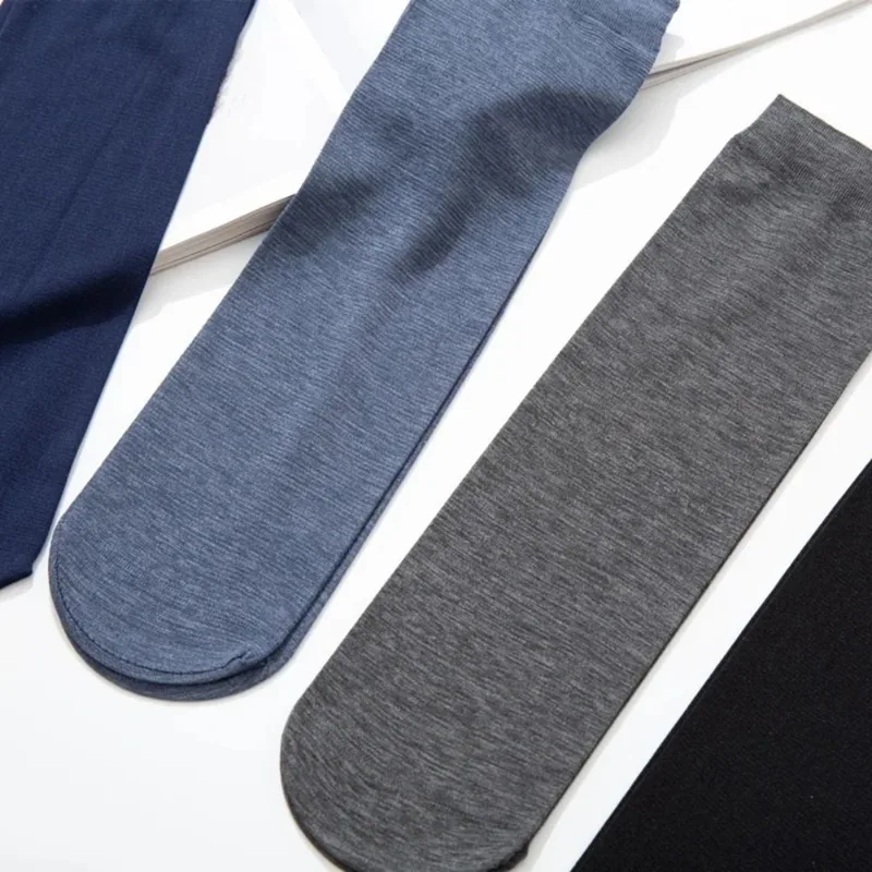 10 ペアカジュアル通気性男性アイスシルクソックスソフト弾性 - Silk Sock Bamboo のレビューと価格