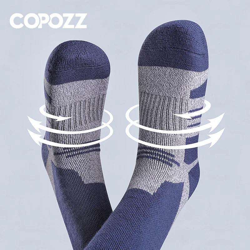 COPOZZ 冬男性女性サーマルスキーソックス暖かいウールサ - Thermal Sock Winter のレビューと価格