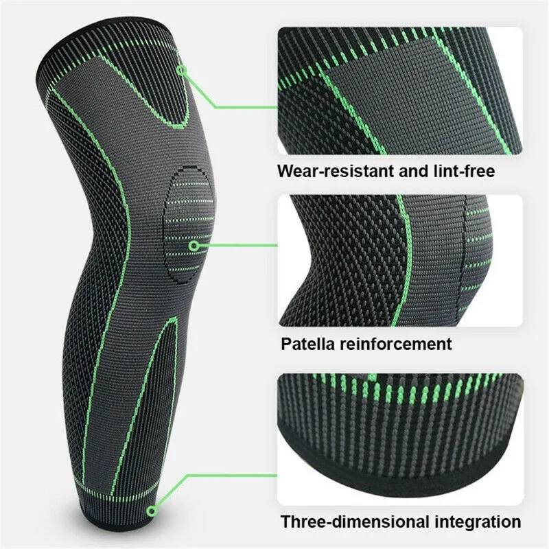 膝サポートブレース圧縮、長いフルレッグスリーブ、関節炎ランニ - Compression Sleeve Calf のレビューと価格