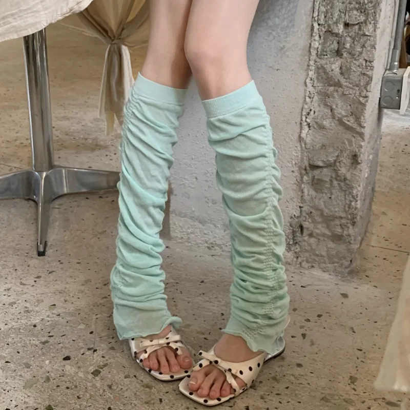 ピンクのフリル付きバブルスラウチーレッグウォーマー、夏のバレ - Boot Sock Slouchy のレビューと価格