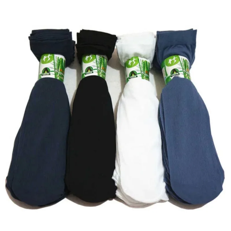 10 ペアファッション通気性男性アイスシルクソックスソフト弾 - Silk Sock Bamboo のレビューと価格