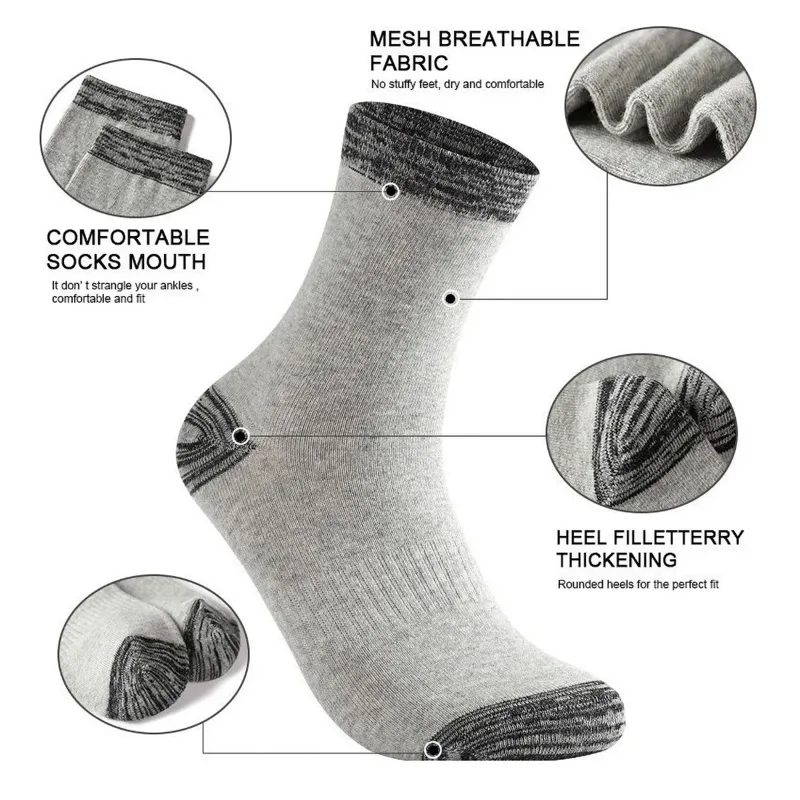 1/5 ペア メンズ アスレチック ソックス スポーツ ラン - Athletic Sock Cushion のレビューと価格