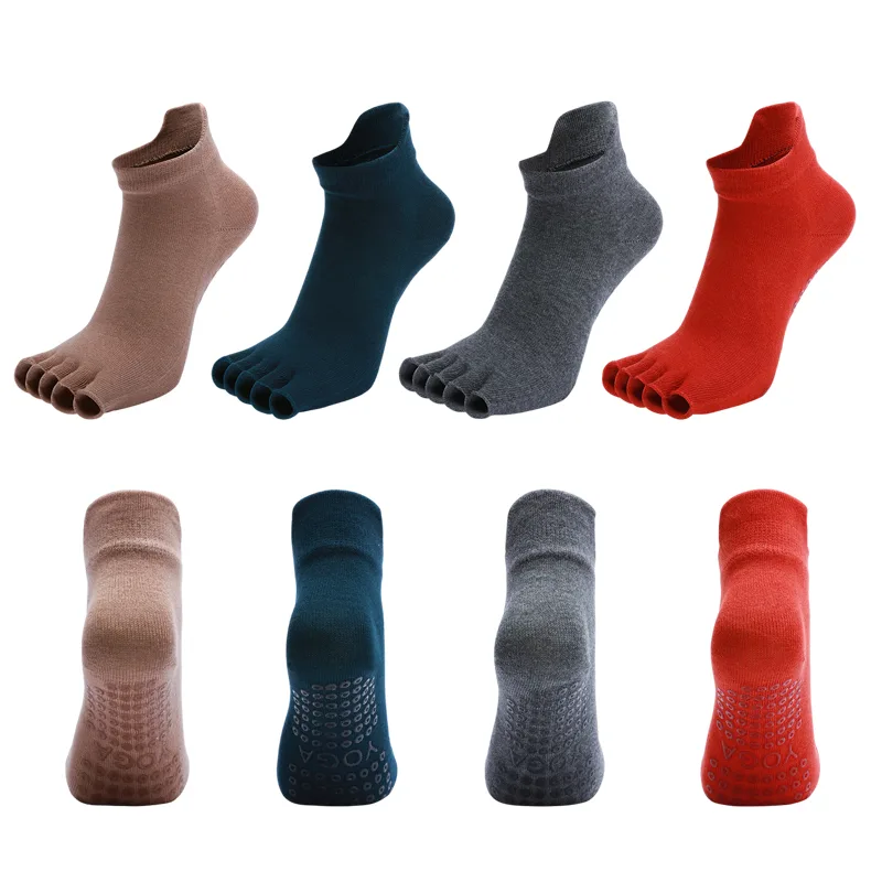 ハーフトゥの滑り止めヨガソックス,通気性のある柔らかい綿,滑 - Grip Sock Yoga のレビューと価格