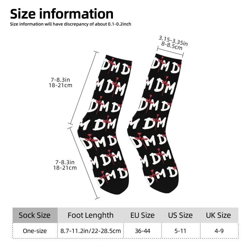 カスタムデペシュモードメンズクルーソックスユニセックスファッ - Dress Sock Men のレビューと価格