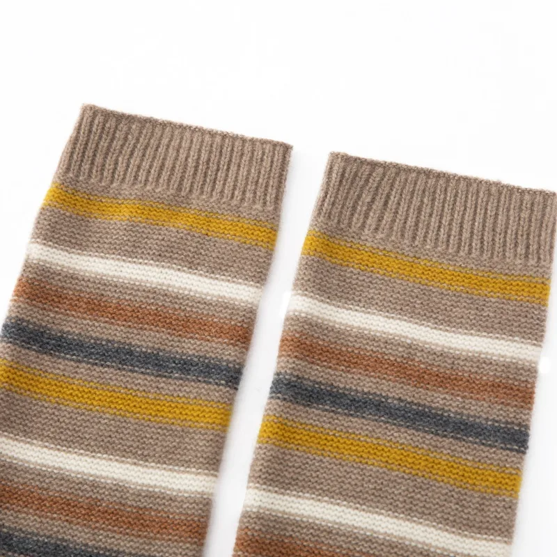 100% 純粋なカシミヤ女性用レッグウォーマー秋冬厚みのある - Thermal Sock Winter のレビューと価格