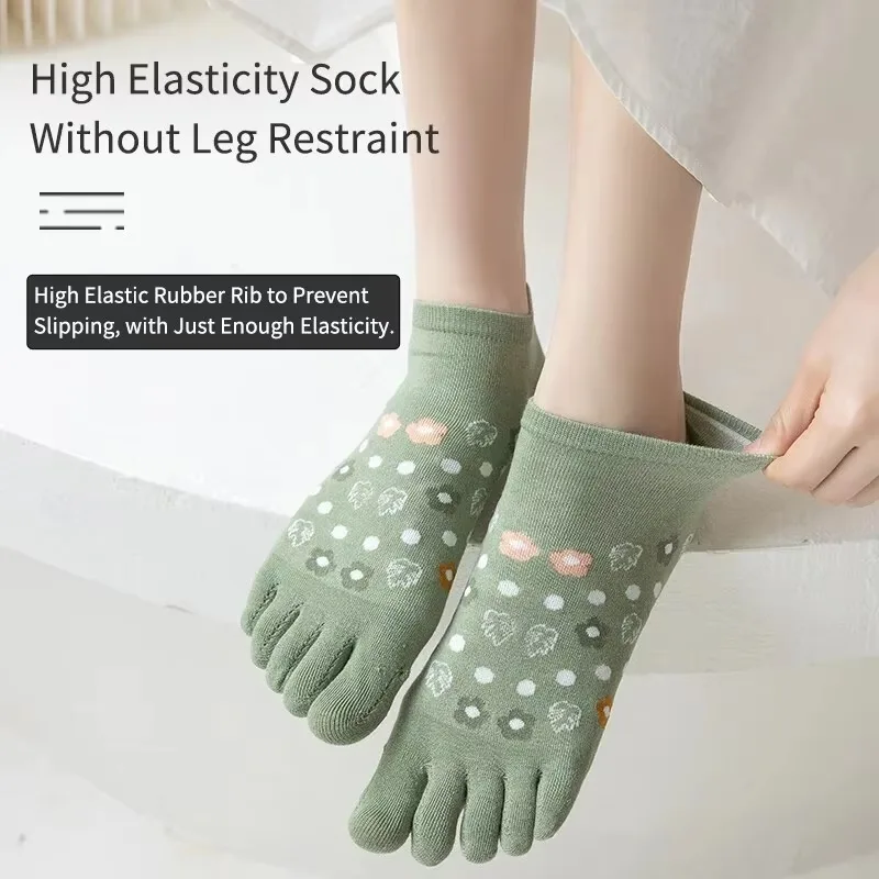 女性用春と夏のシーズンのかわいい、甘い、ファッショナブルなス - Toe Sock Split のレビューと価格