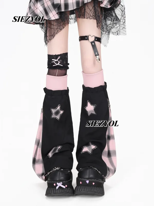 オリジナルチェック柄レッグウォーマー 2026年新作 甘くて - Boot Sock Slouchy のレビューと価格