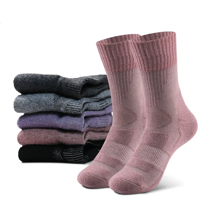 1 ペアメリノウール靴下冬の靴下男性女性厚い登山ハイキング靴 - Wool Hiking Sock のレビューと価格