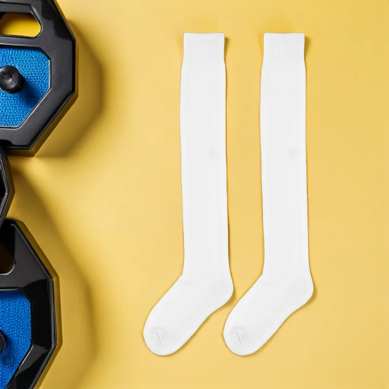 1 ペア白いフェンシング競技用ソックス膝丈アスレチックストッ - Athletic Sock Cushion のレビューと価格