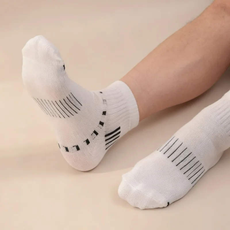 1-10 ペア通気性メッシュ男性靴下綿ローカット足首吸湿靴下 - Ankle Sock Low Cut のレビューと価格