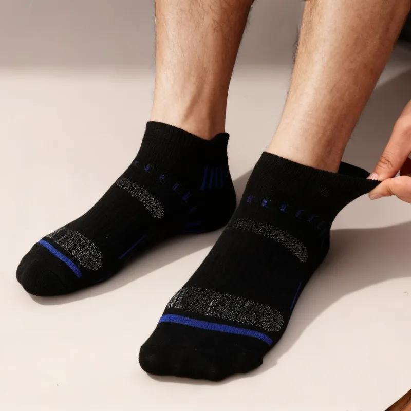 1-10 ペア通気性メッシュ男性靴下綿ローカット足首吸湿靴下 - Ankle Sock Low Cut のレビューと価格