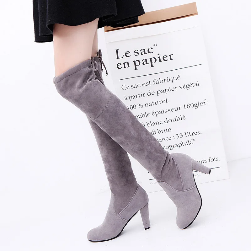レディースストレッチニーハイブーツ、スリッポンプラットフォー - No Show Sock Women のレビューと価格