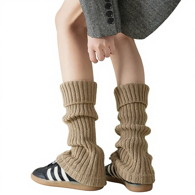 女性用カジュアルリブニットレッグウォーマー、ゆったりとしたカ - Boot Sock Slouchy のレビューと価格