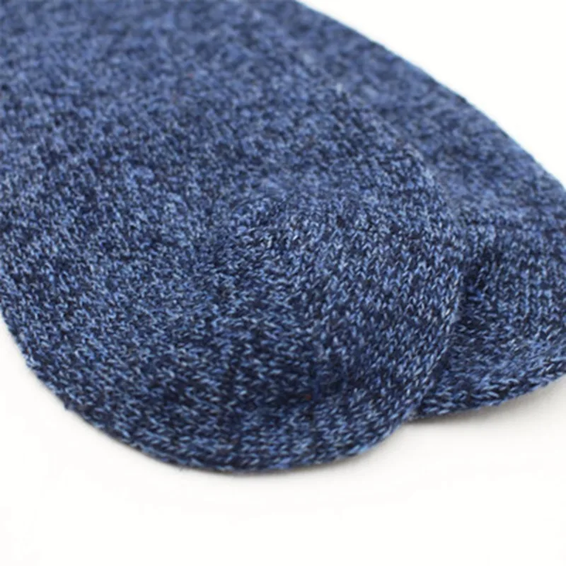 5足入り1ロット メンズ冬用暖かいウールソックス 原宿レトロ - Cotton Crew Sock Pack のレビューと価格