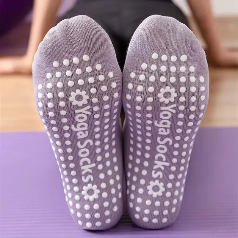 通気性タオル底ヨガソックス女性シリコーンノンスリップ包帯ピラ - Grip Sock Yoga のレビューと価格